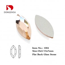 DZ 1004 navette shape flat back stone DZ 1004 navette shape flat back stone